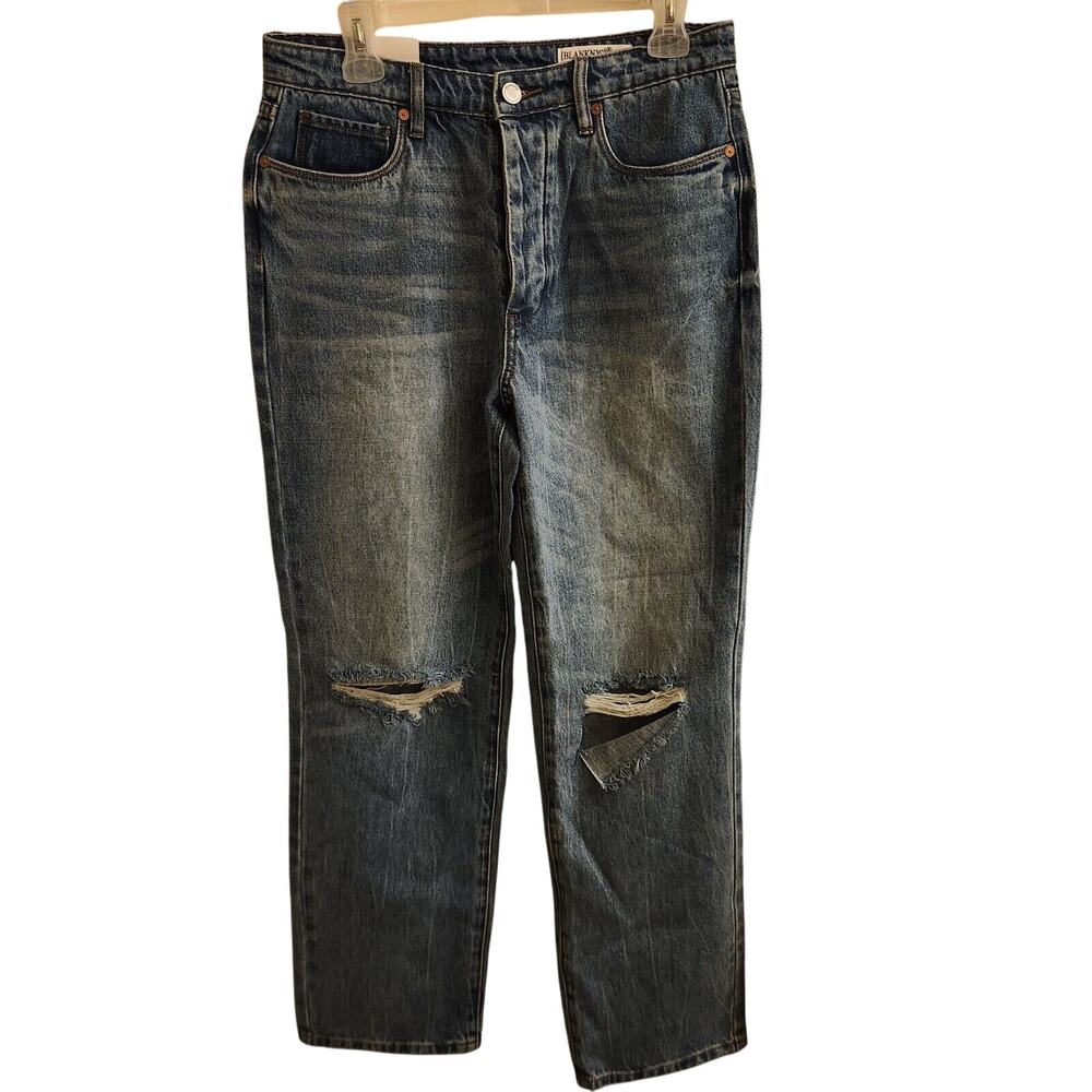 Blank NYC Jeans, The Howard Mid-rise Loose Fit Jeans NWT Organic Cotton 28